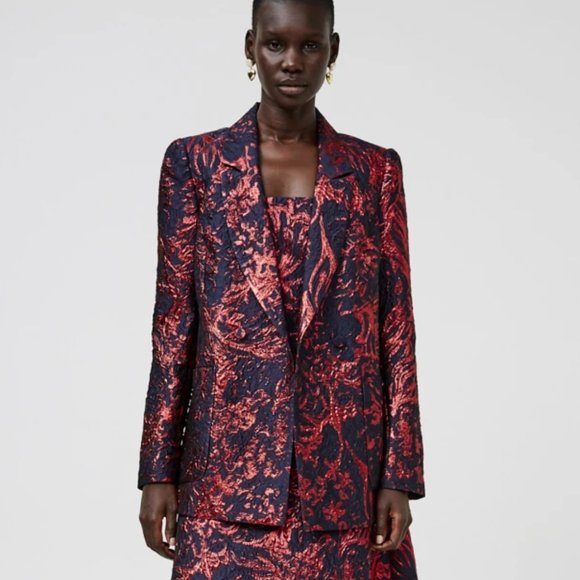 Rachel Comey Jackets & Blazers - Rachel Comey Amboy Metallic Silk-Jacquard Blazer